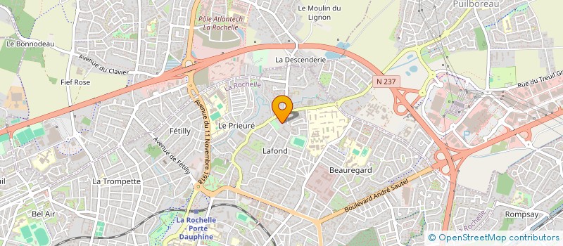 localisation de l'entreprise SCI ERIFRAN  LA ROCHELLE