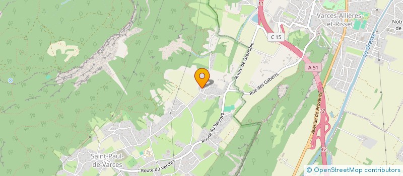 localisation de l'entreprise SCI ERIGE  SAINT-PAUL-DE-VARCES