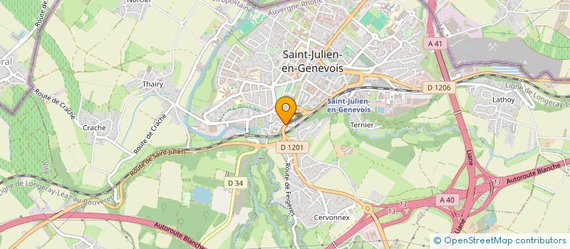 localisation de l'entreprise SCI ERIGOYE  SAINT-JULIEN-EN-GENEVOIS