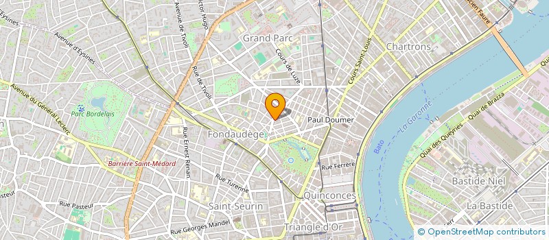 localisation de l'entreprise SCI ERIKA  BORDEAUX