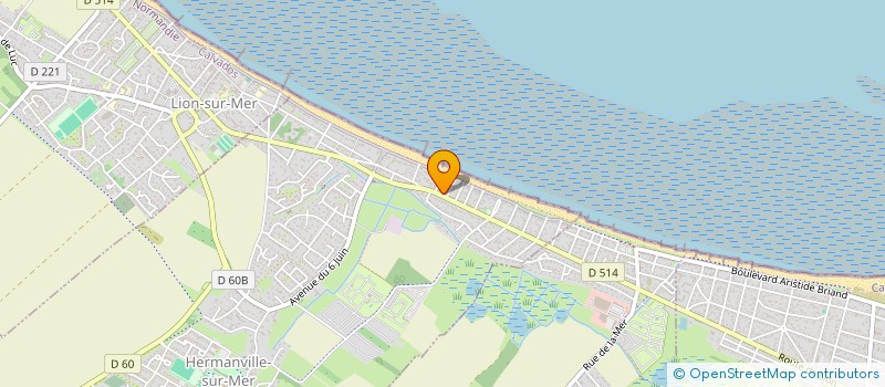 localisation de l'entreprise SCI ERIMA à HERMANVILLE-SUR-MER