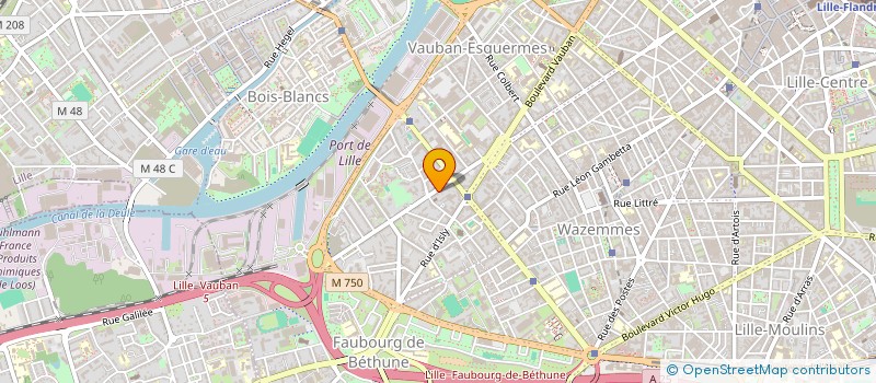 localisation de l'entreprise SCI ERIMAN à LILLE