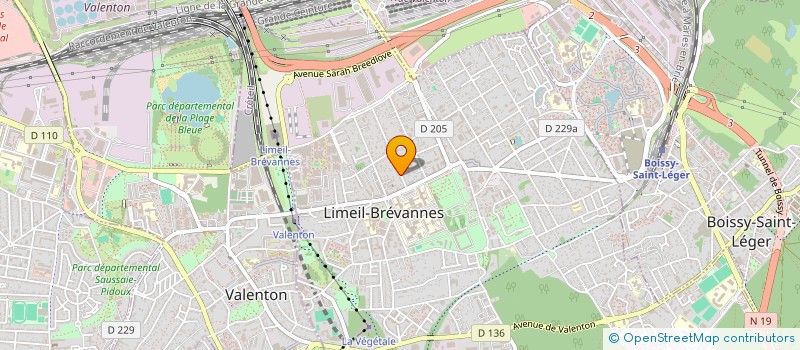 localisation de l'entreprise SCI ERIMAR à LIMEIL-BREVANNES