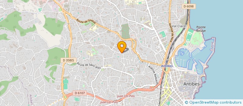 localisation de l'entreprise SCI ERINE à ANTIBES