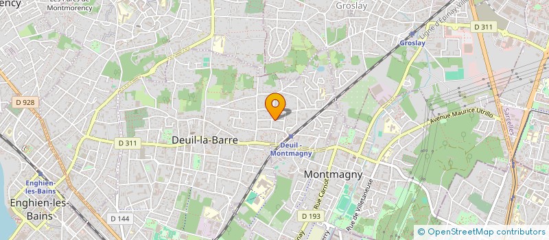 localisation de l'entreprise SCI ERINE  DEUIL-LA-BARRE