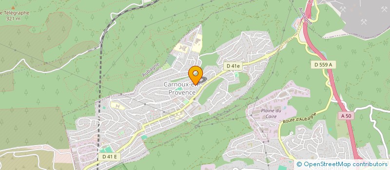 localisation de l'entreprise SCI ERINE TOUSSAINT à CARNOUX-EN-PROVENCE