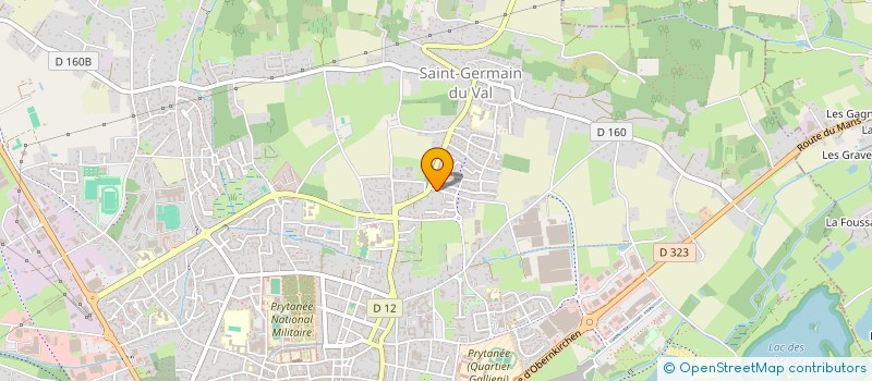 localisation de l'entreprise SCI ERIOM à LA FLECHE