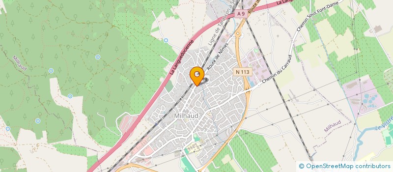 localisation de l'entreprise SCI ERIROS  DOMESSARGUES