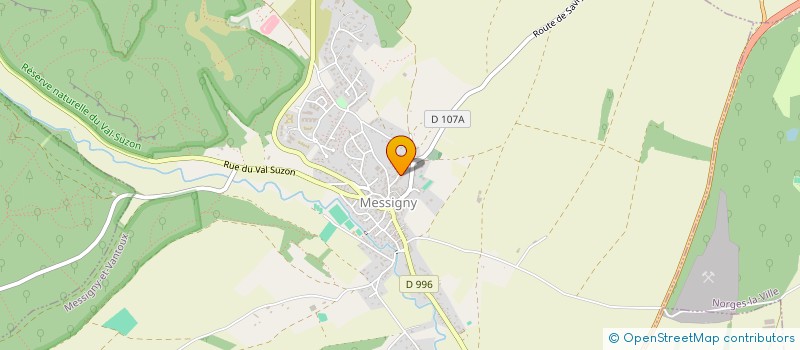 localisation de l'entreprise SCI ERISA  SAVIGNY-LE-SEC