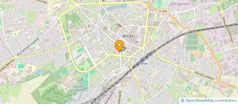 localisation de l'entreprise SCI ERISA à ARRAS