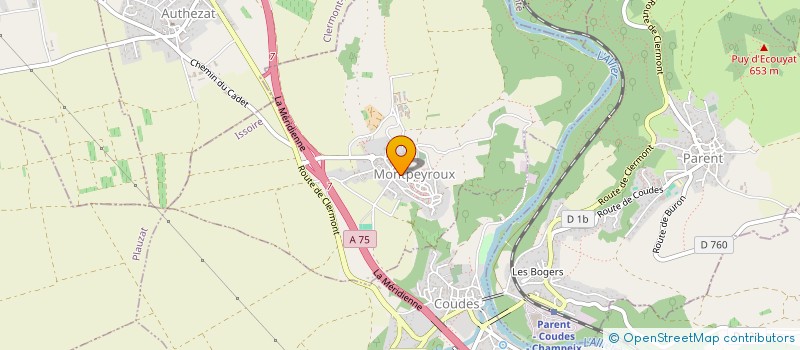 localisation de l'entreprise SCI ERISA  MONTPEYROUX