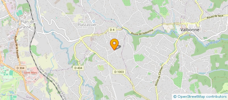 localisation de l'entreprise SCI ERISANA à MOUANS-SARTOUX