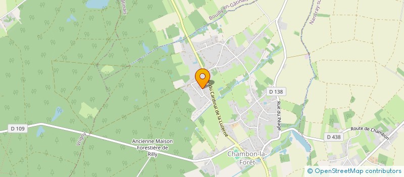 localisation de l'entreprise SCI ERIVAL à CHAMBON-LA-FORET