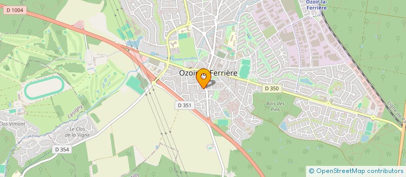 localisation de l'entreprise SCI ERIYA INVEST  OZOIR-LA-FERRIERE