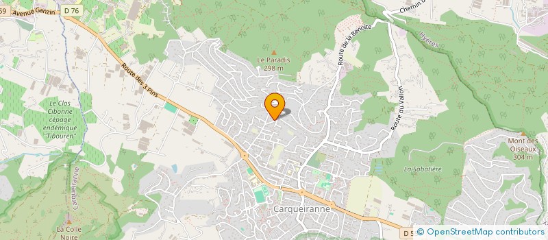 localisation de l'entreprise SCI ERJUCA à CARQUEIRANNE
