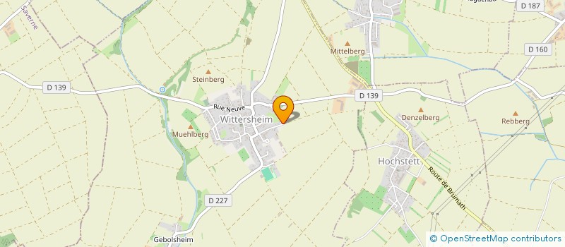 localisation de l'entreprise SCI ERKA  WITTERSHEIM