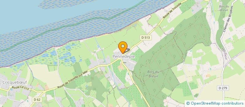 localisation de l'entreprise SCI ERKA  PENNEDEPIE