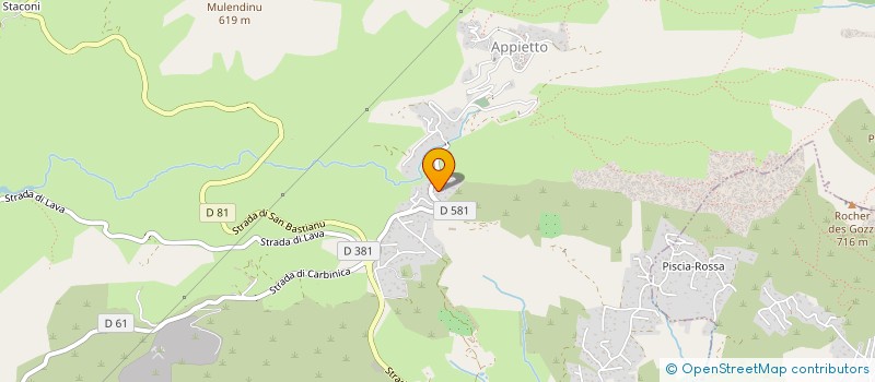 localisation de l'entreprise SCI ERLACY à APPIETTO