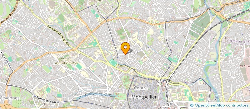 localisation de l'entreprise SCI ERLANNIG  MONTPELLIER