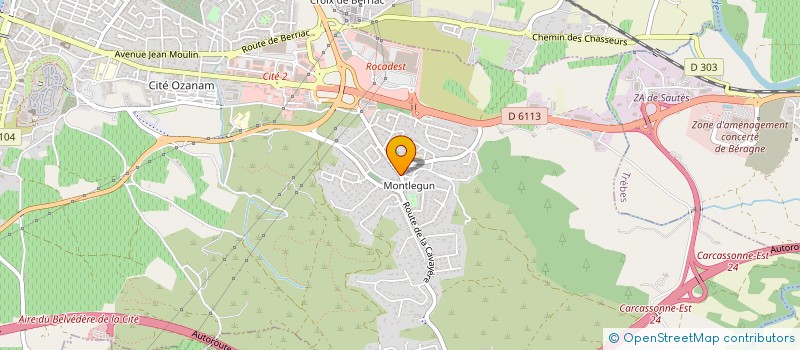 localisation de l'entreprise SCI ERLATIM à CARCASSONNE
