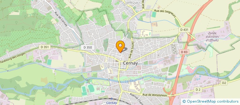 localisation de l'entreprise SCI ERLEN  WATTWILLER