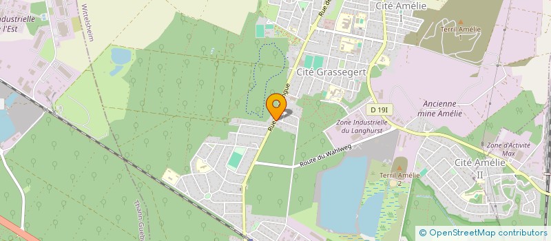 localisation de l'entreprise SCI ERLER  WITTELSHEIM