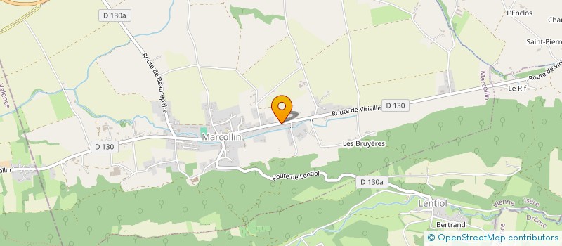 localisation de l'entreprise SCI ERM  THODURE