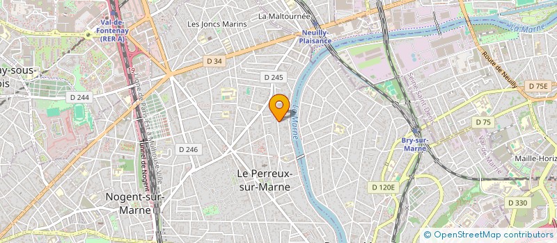 localisation de l'entreprise SCI ERMA  LE PERREUX-SUR-MARNE