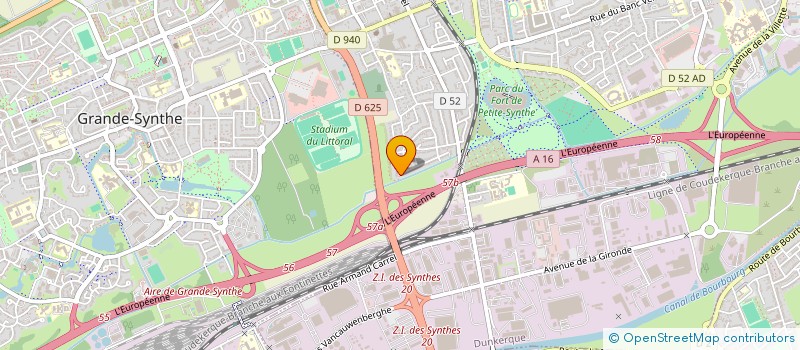 localisation de l'entreprise SCI ERMALAU à DUNKERQUE