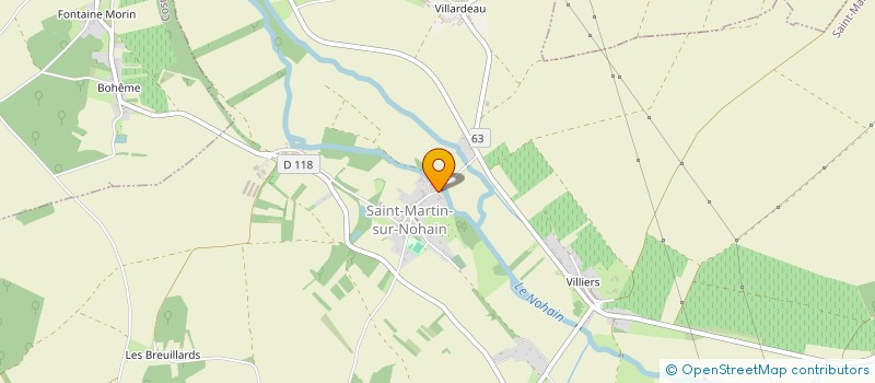 localisation de l'entreprise SCI ERMALINE à SAINT-QUENTIN-SUR-NOHAIN