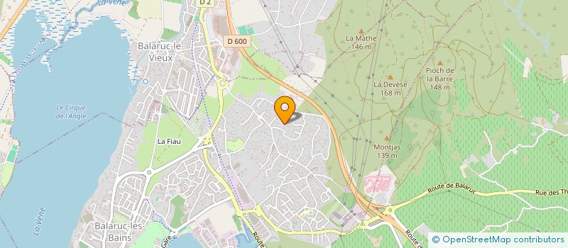 localisation de l'entreprise SCI ERMALOU  BALARUC-LES-BAINS