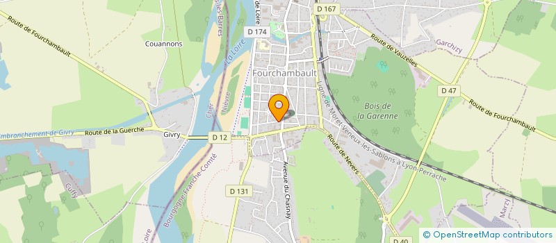 localisation de l'entreprise SCI ERMAN  FOURCHAMBAULT