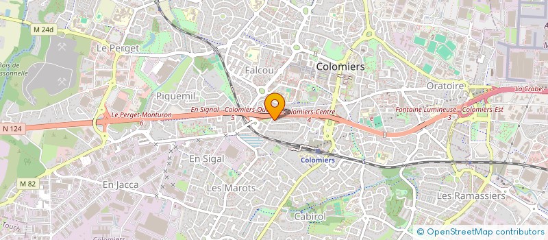 localisation de l'entreprise SCI ERMANA à COLOMIERS
