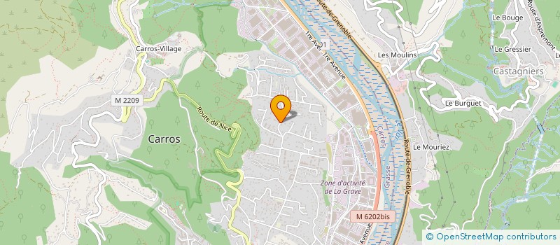 localisation de l'entreprise SCI ERMAROSA à CARROS
