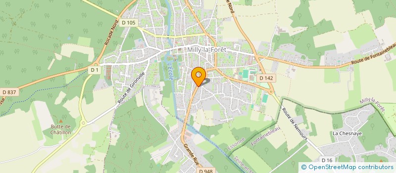 localisation de l'entreprise SCI ERMAUTILOUIS à MILLY-LA-FORET