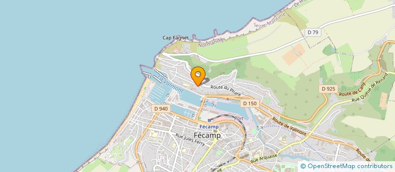 localisation de l'entreprise SCI ERMER  FECAMP