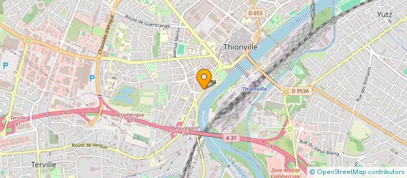 localisation de l'entreprise SCI ERMESINDE à THIONVILLE