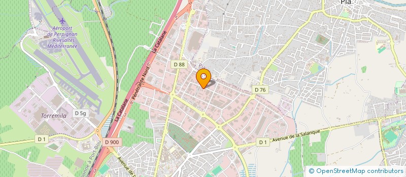 localisation de l'entreprise SCI ERMI SUD  PERPIGNAN
