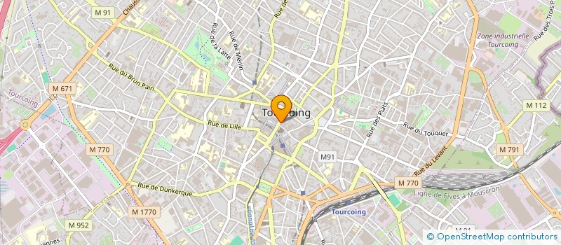 localisation de l'entreprise SCI ERMINIO MANUELLE  TOURCOING