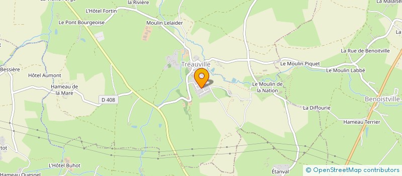 localisation de l'entreprise SCI ERMISSE  TREAUVILLE