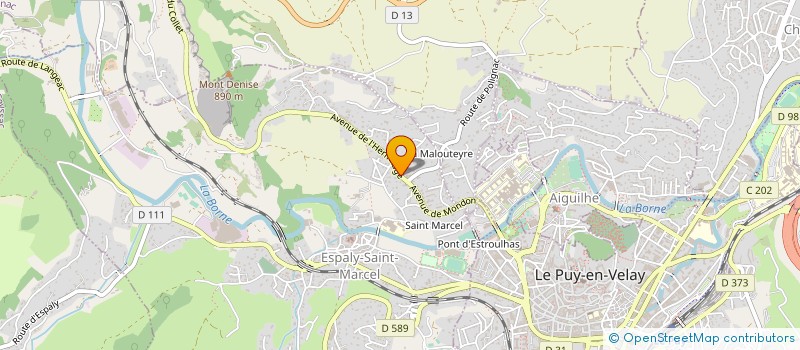 localisation de l'entreprise SCI ERMITAGE  ESPALY-SAINT-MARCEL