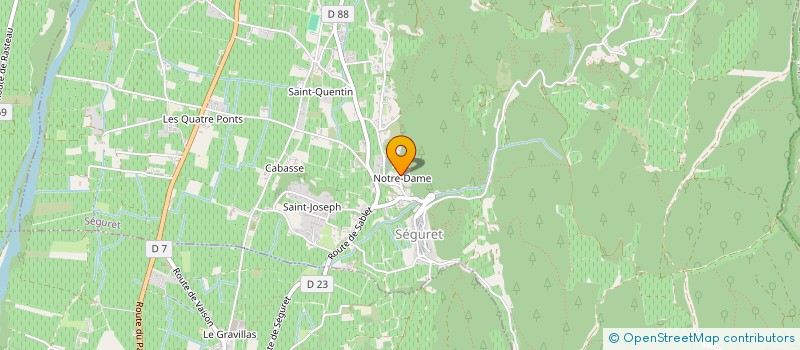 localisation de l'entreprise SCI ERMITAGE CRESTET IMMO  CRESTET