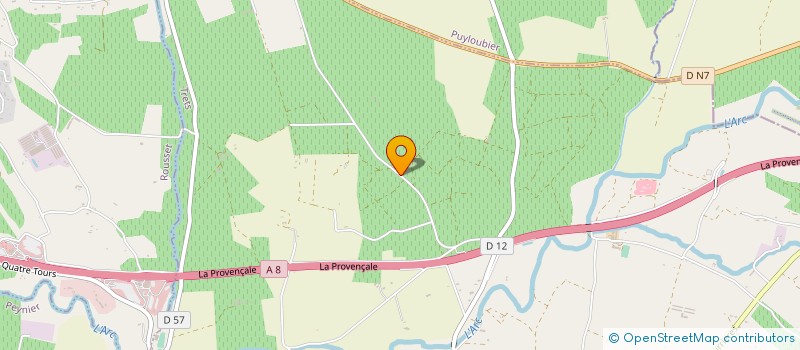 localisation de l'entreprise SCI ERMITAGE DU RIOU à TRETS