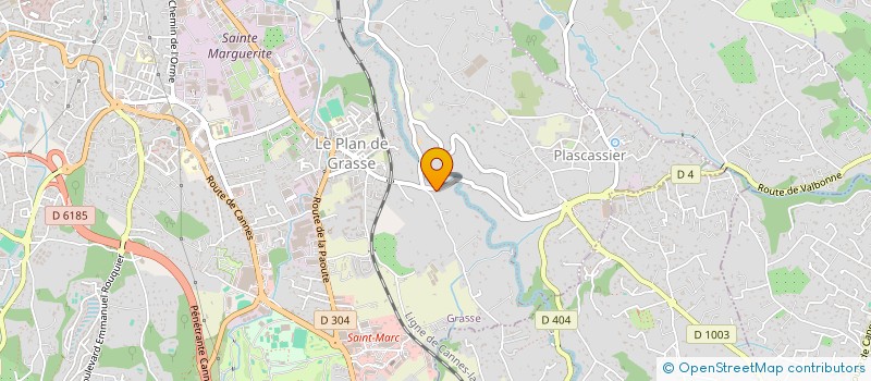 localisation de l'entreprise SCI ERMITAGE STE HELENE à GRASSE