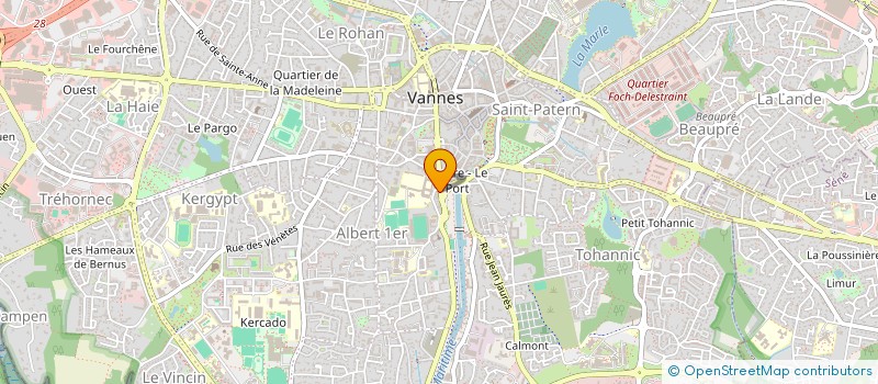 localisation de l'entreprise SCI ERMOR à VANNES