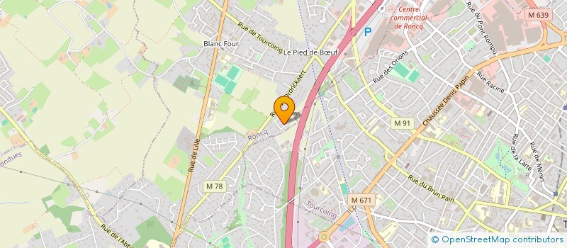 localisation de l'entreprise SCI ERNADE à RONCQ