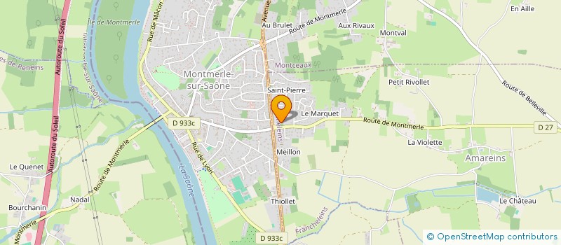 localisation de l'entreprise SCI ERNE RIVER INVEST  FRANCHELEINS