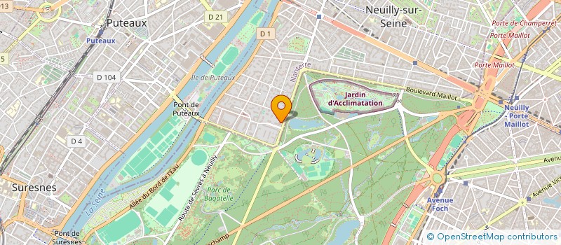 localisation de l'entreprise SCI ERNEST à NEUILLY-SUR-SEINE