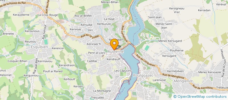 localisation de l'entreprise SCI ERNEST  AUDIERNE