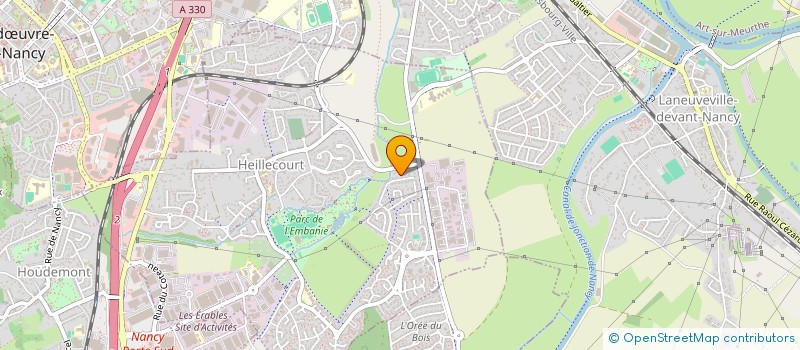 localisation de l'entreprise SCI ERNEST  HEILLECOURT